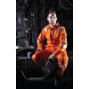 Flame Retardant Coveralls, Men, Royal Blue, Cotton, Zipper Closure, Chest 42", Leg 31", Regular, M thumbnail-2