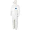 Easysafe, Chemical Protective Coveralls, Disposable, Type 5/6, White, Polyethylene, Zipper Closure, Chest 36-27", S thumbnail-0