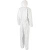 Proshield 60, Chemical Protective Coveralls, Disposable, Type 5/6, White, Polypropylene, Zipper Closure, Chest 49-52", 3XL thumbnail-1