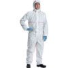 Proshield FR, Chemical Protective Coveralls, Disposable, Type 5/6, White, Polypropylene, Zipper Closure, Chest 40-42", M thumbnail-1