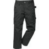 Work Trousers, Men, Black, Poly-Cotton, Waist 36", Long, L thumbnail-0