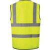 Hi-Vis Vest, Yellow, 5XL, Hook & Loop Closure, Polyester thumbnail-1