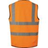 Hi-Vis Vest, Orange, 6XL, Hook & Loop Closure, Polyester thumbnail-1