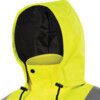 Hi-Vis Bomber Jacket, 4XL, Yellow, Polyester, EN20471 thumbnail-1