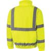 Hi-Vis Rip-Stop Bomber Jacket, Large, Yellow, Polyester, EN20471 thumbnail-1