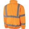 Hi-Vis Rip-Stop Bomber Jacket, 4XL, Orange, Polyester, EN20471 thumbnail-1