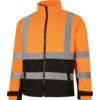 Hi-Vis Soft Shell Jacket, 4XL, Orange & Black, Polyester, EN20471 thumbnail-0