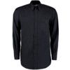 KK105 Men's 18in Long Sleeve Black Oxford Shirt thumbnail-0