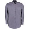 KK105 Men's 16in Long Sleeve Charcoal Oxford Shirt thumbnail-0