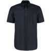 KK350 Men's 17in Short Sleeve Navy Oxford Shirt thumbnail-0