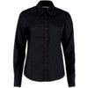 KK702 L/S LADIES OXFORD SHIRT BLACK SIZE 10 thumbnail-0