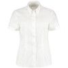 Blouse, Women, White, Cotton/Polyester, Short Sleeve, Size 14 thumbnail-0