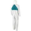4520, Chemical Protective Coveralls, Disposable, Type 5/6, White, SMMMS Nonwoven Fabric, Zipper Closure, Chest 45-49", 2XL thumbnail-1