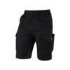 HAWK DELUXE EARTHPRO SHORTS (GRS65% RECYC POLYESTER) 28 BLACK thumbnail-0