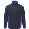 Silverswift, Two-Tone Fleece, Royal Blue/Navy Blue, Polyester, 4XL thumbnail-0