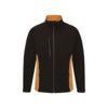 4280 Silverswift Two-Tone Softshell Jacket Black/Orange (M) thumbnail-0