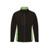 4280 Silverswift Two-Tone Softshell Jacket Black/Green (5XL) thumbnail-0