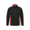 4280 Silverswift Two-Tone Softshell Jacket Black/Red (2XL) thumbnail-0