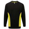 Silverswift, Sweatshirt, Unisex, Black/Yellow, Cotton/Polyester, M thumbnail-0