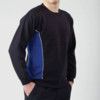 Silverswift, Sweatshirt, Navy Blue/Royal Blue, Cotton/Polyester, M thumbnail-0