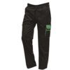 Combat Trousers, Unisex, Black/Lime, Poly-Cotton, Waist 38", Tall thumbnail-0