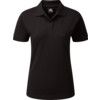Polo Shirt, Women, Black, Cotton/Polyester, Short Sleeve, Size 16 thumbnail-0