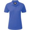 Polo Shirt, Women, Royal Blue, Cotton/Polyester, Short Sleeve, Size 16 thumbnail-0