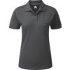 Polo Shirt, Women, Graphite, Cotton/Polyester, Short Sleeve, Size 10 thumbnail-0