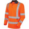 WOOLSERY COOLVIZ L/S POLO SHIRT ORANGE (XL) thumbnail-0