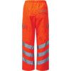 Hi-Vis Trousers, Waterproof, Orange, 3XL L31" thumbnail-1