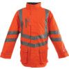 Coat, Men, Orange, Polyester, 2XL thumbnail-0