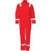 Arc Flash Coveralls, Red, Cotton, Press/Zipper Closure, 52in. Chest thumbnail-0