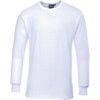 B123 THERMAL T-SHIRT L/SLEEVE WHITE MEDIUM thumbnail-0