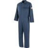 Flame Retardant Coveralls, Navy Blue, Cotton, Stud Closure, Chest 40-42", M thumbnail-0