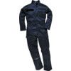 Multi-Norm, Flame Retardant Coveralls, Navy Blue, Cotton, Stud Closure, Chest 40-42", M thumbnail-0