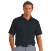 Polo Shirt, Men, Navy Blue, Cotton/Polyester, Short Sleeve, L thumbnail-0