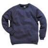 Sweatshirt, Navy Blue, Cotton/Polyester, M thumbnail-0