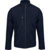 Soft Shell Jacket, Reusable, Men, Navy Blue, Polyester, 3XL thumbnail-0