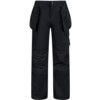 Work Trousers, Men, Black, Poly-Cotton, Waist 40", Leg 33", Long thumbnail-0