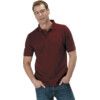 RK12 Delux Heavy XS Burgundy Pique Polo Shirt thumbnail-0