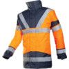 Skollfield, Jacket, Orange/Navy Blue, Polyester, 2XL thumbnail-0