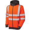 SAUNTON HOODED SWEATSHIRT ORANGE (2XL) thumbnail-0