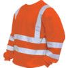 Hi-Vis Sweatshirt, Men, Orange, M thumbnail-0