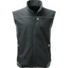 Body Warmer, Men, Black, Fabric Woven Stretch Softshell, M thumbnail-0