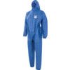 Guard Master, Chemical Protective Coveralls, Disposable, Blue, SMS Nonwoven Fabric, Zipper Closure, Chest 52-54", 2XL thumbnail-0