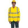 Jacket, Yellow, Polyester, 2XL thumbnail-0