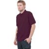 Polo Shirt, Unisex, Burgundy, Cotton/Polyester, Short Sleeve, XL thumbnail-0