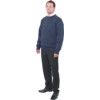 Sweatshirt, Navy Blue, Cotton/Polyester, M thumbnail-0