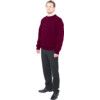 Sweatshirt, Burgundy, Cotton/Polyester, L thumbnail-0