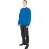 Sweatshirt, Royal Blue, Cotton/Polyester, L thumbnail-0